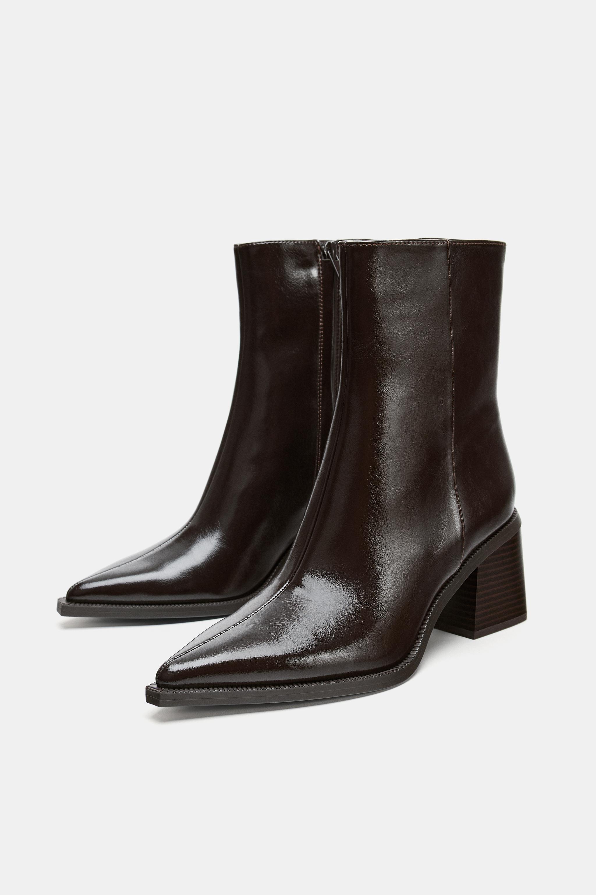 WIDE HEEL ANKLE BOOTS